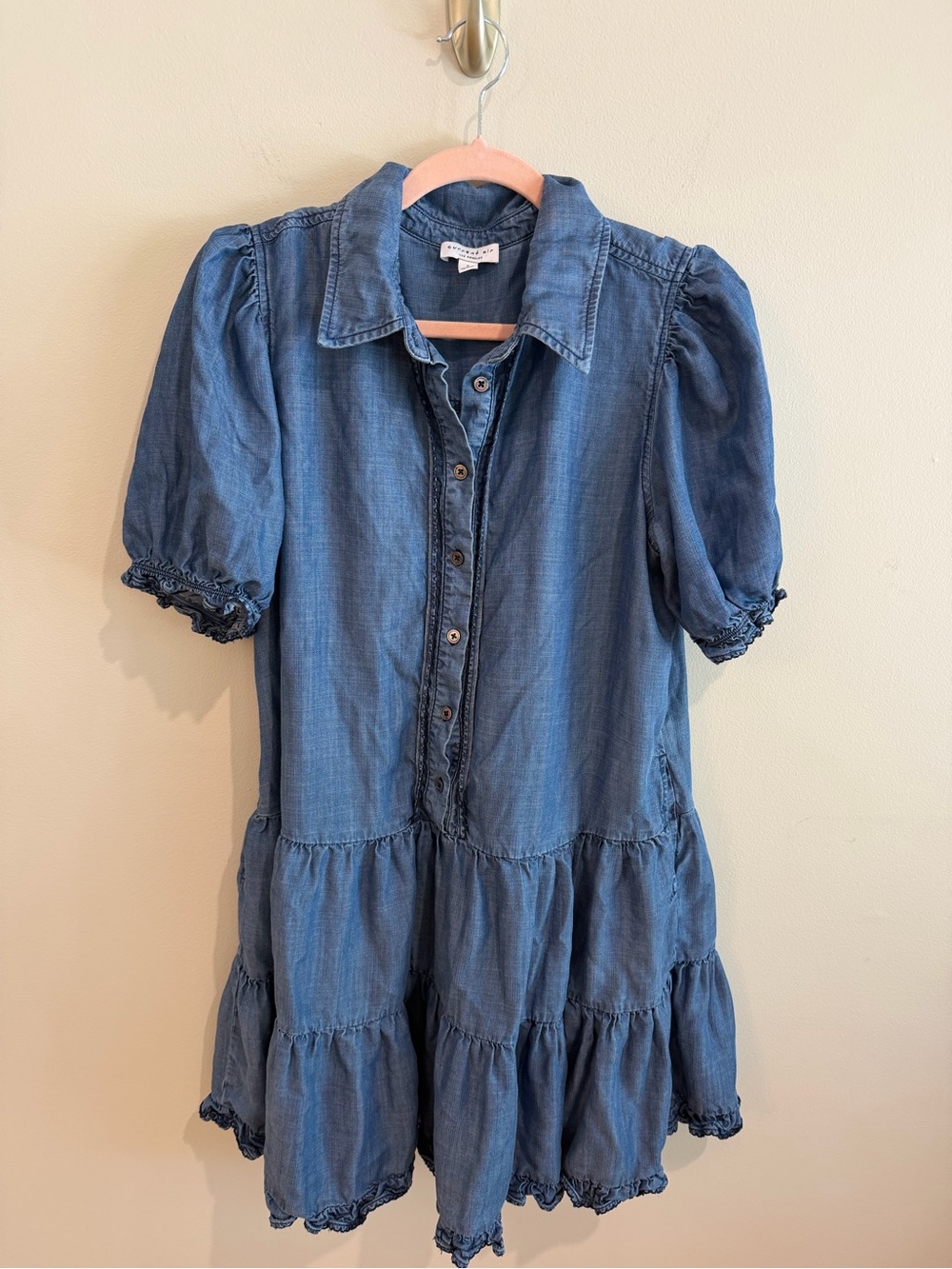 Current Air Anthropologie Denim Mini Dress